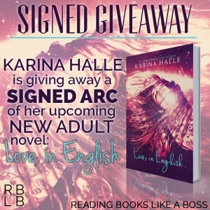 Love in English by Karina Halle Giveaway