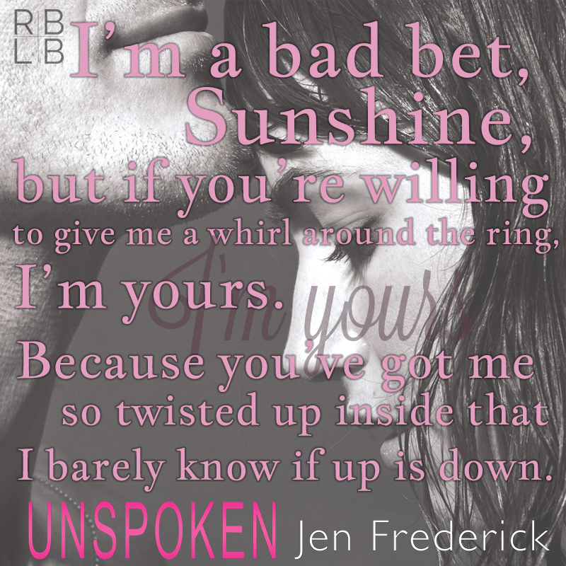 Unspoken by Jen Frederick