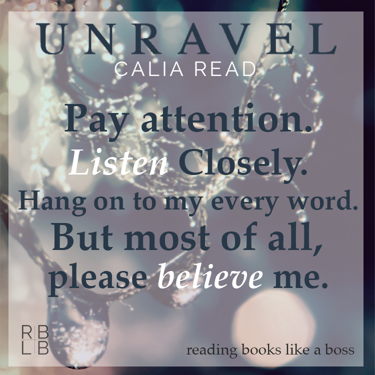 Review — Unravel by Calia Read