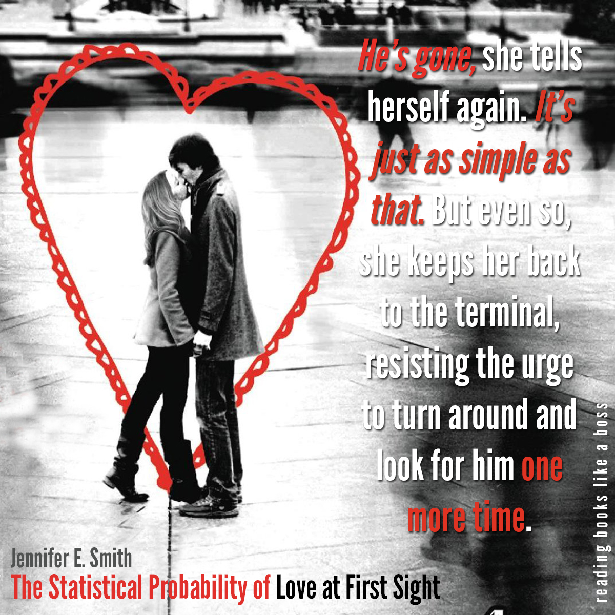 The Statistical Probability of Love at First Sight by Jennifer E Smith