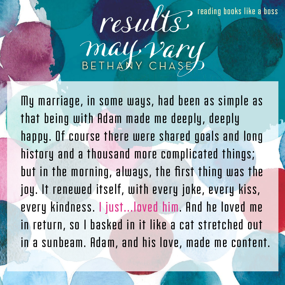 Teaser: Results May Vary by Bethany Chase