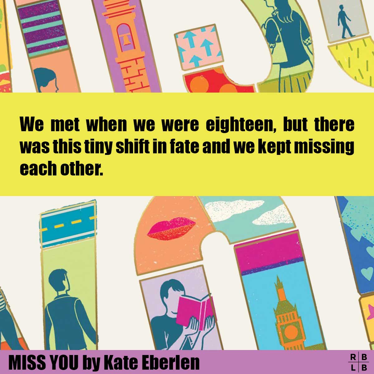 Cover-Miss You by Kate Eberlen