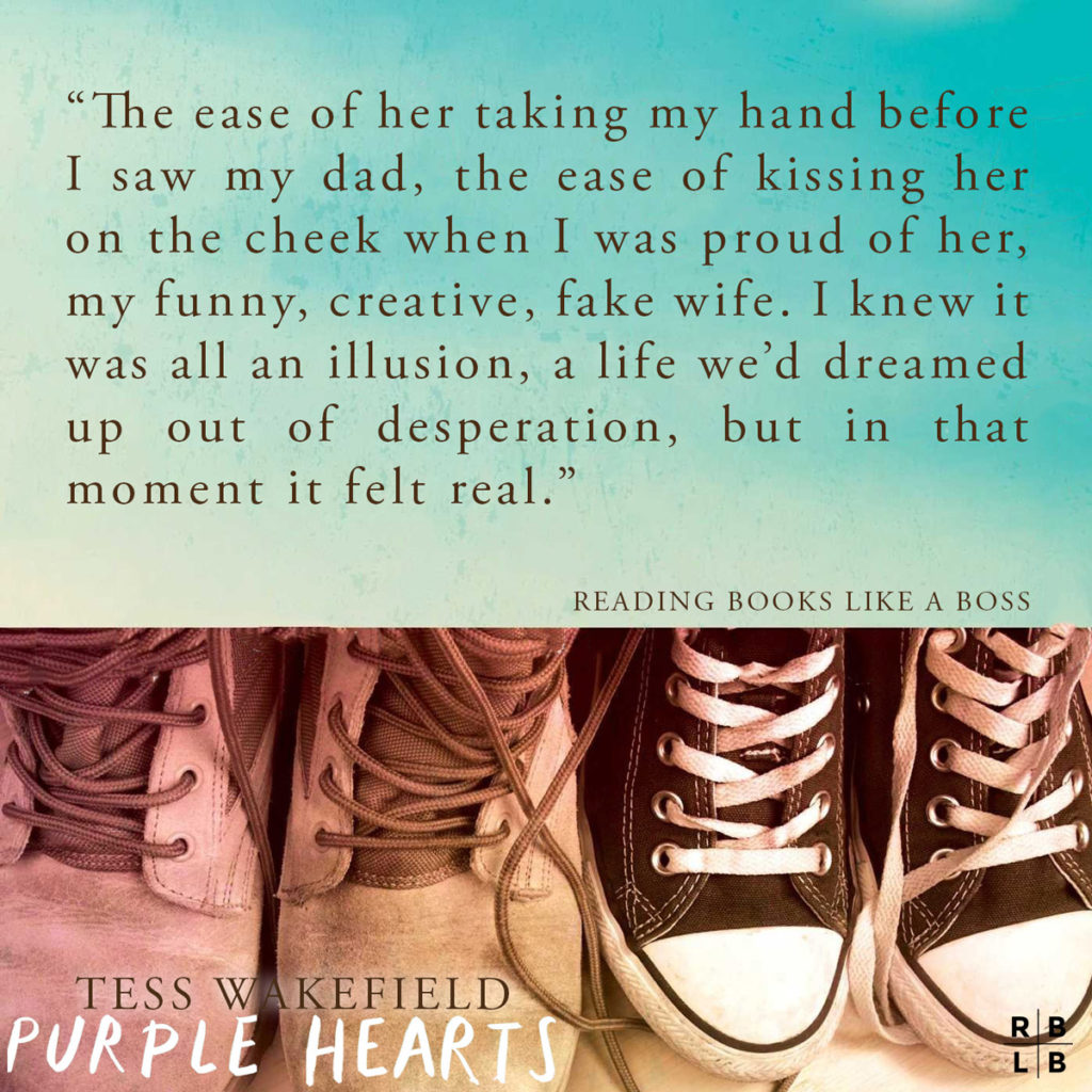 Teaser - Purple Hearts by Tess Wakefield